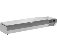 Настольная витрина для  ингредиентов  Polus A40 SM 2,1 с крышкой 0430