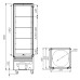 Шкаф холодильный Полюс D4 VM 400-2 (R400Cвр Люкс коричнево-золотой, 12, INOX)