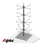 Стойка настольная Лайт 2 крашеная под Хром
