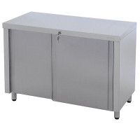Стол островной ATESY технологический СТ-2/1200/600 купе, каркас нержавейка
