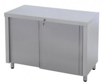 Стол островной ATESY технологический СТ-2/ 950/600 купе, каркас нержавейка